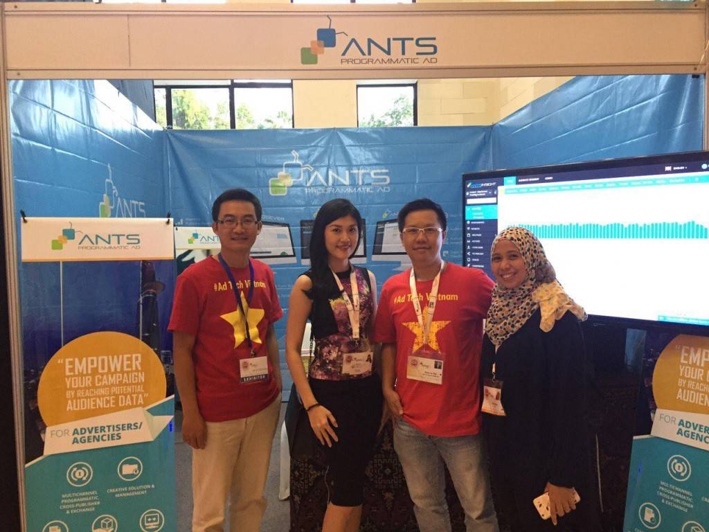 Gian hàng công nghệ ANTS Programmatic Ad tại Asia Pacific Media Forum 2016, Bali, Indonesia